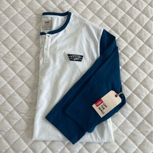 NWT XL Men’s Vans 3/4 Sleeve